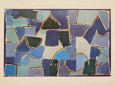 PAUL KLEE RARE VINTAGE 1959 FINE ART ITALIAN LITHOGRAPH PRINT