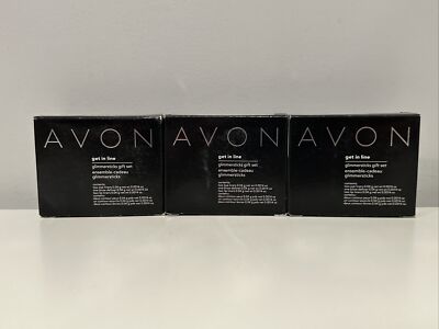 Avon Get In Line Glimmersticks Eyeliner Gift Set Subtle Lines Lot of 3