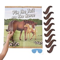 Pin The Tail On The Horse Game Set Pin The Tail On The Horse Game Set
