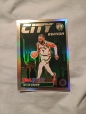 2023-24 Hoops Premium Stock - City Edition - Jaylen Brown (Silver Holo) #1