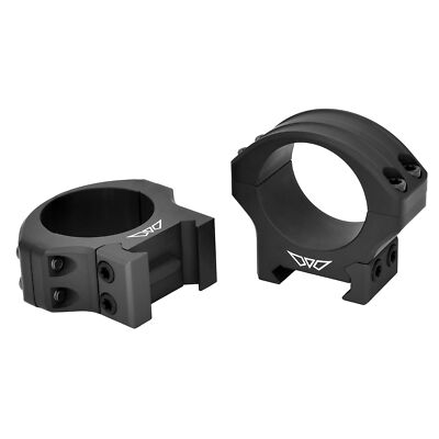Warne HyperLite Rings 30mm Low Scope Mount Picatinny Matte Black Lightweight