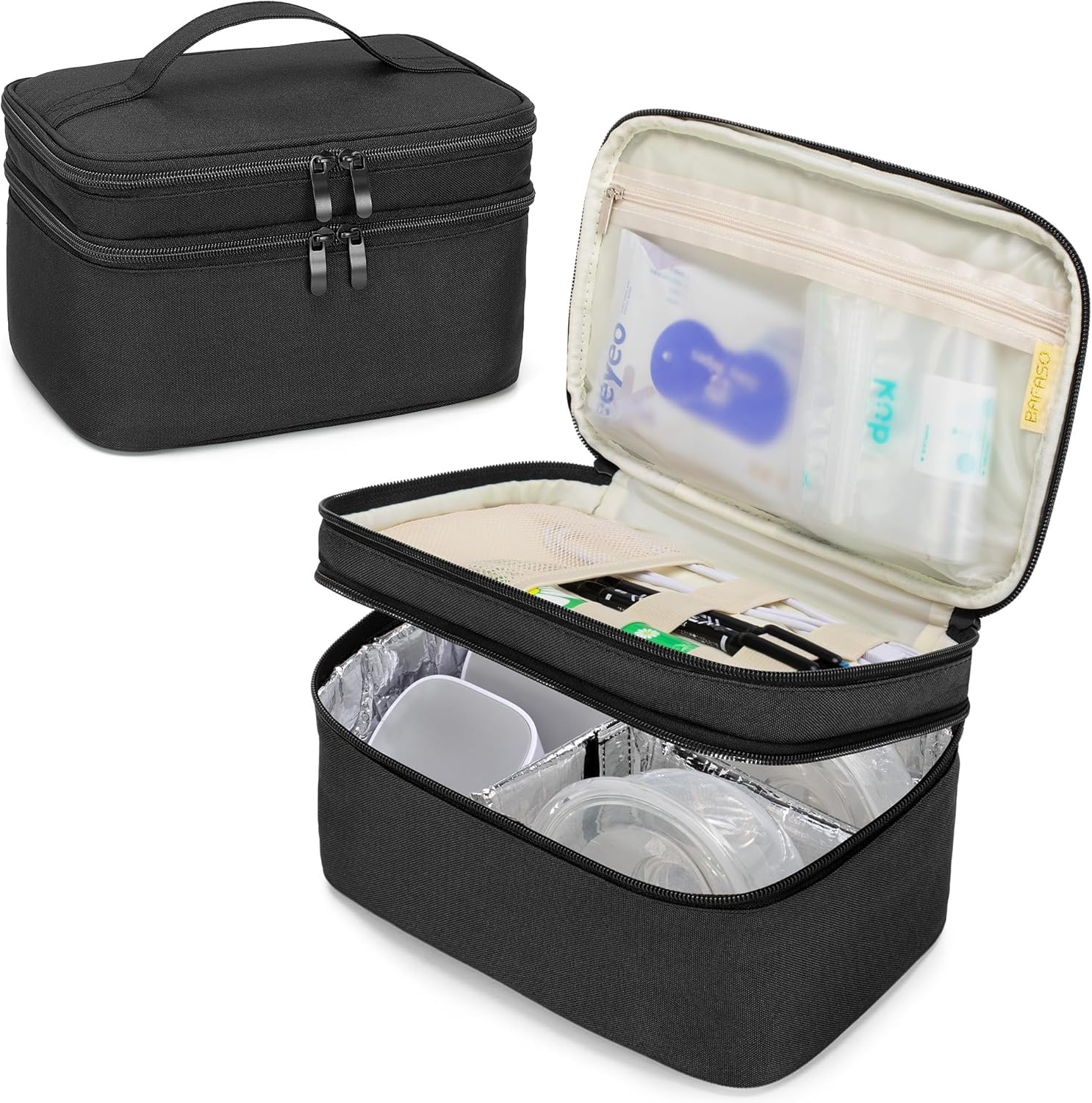 Momcozy & Elvie Wearable Breast Pump Bag for S12 Pro M5 and Elvie Breasts-image