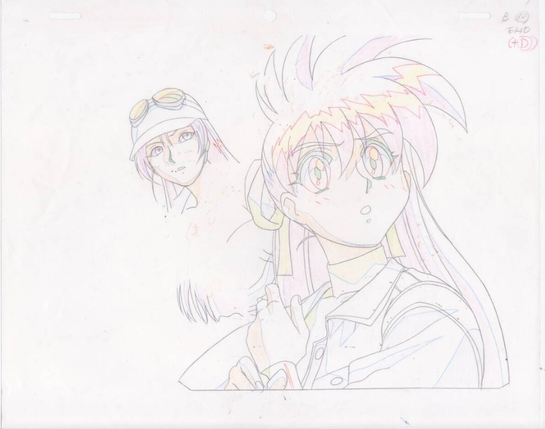 Variable Geo Genga Sketch Douga Not Cel Anime Goods Animation V.G  Combine Ok
