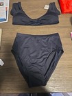 TiNiBiKiNi  NEW Women's BLACK  2 Pc Swimsuit Bikini Top and Bottom LARGE SIZE 8 — photo 3