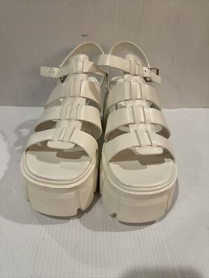 NEW Madden Girl Women's Gennesis Heeled Chunky Sandals