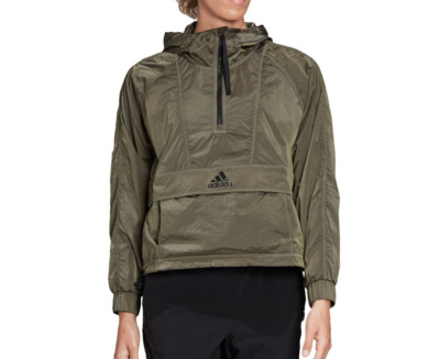 cropped adidas windbreaker