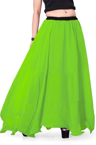 Ballet Dance Wear Half Circle skirt Belly Dance Chiffon Casual Party Wear C13 - Picture 104 of 156