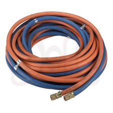 SEMPERIT HD Autogenschlauch Propan/Sauerstoff, 11/11, 5 - 20m, mit Schellen