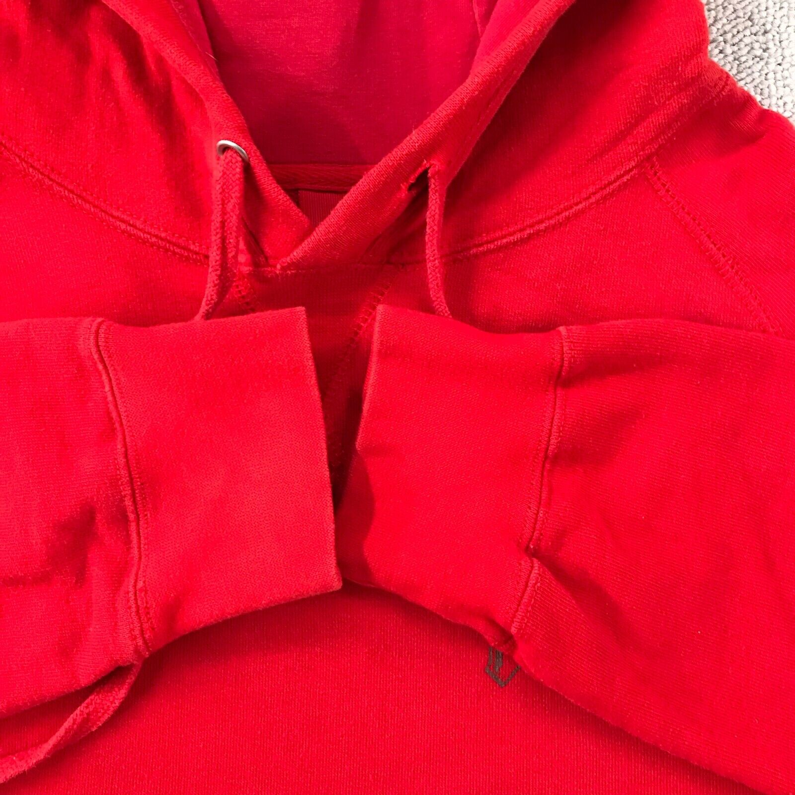 VINTAGE Mossimo Hoodie Sweatshirt Mens Small Red … - image 10