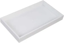 12 Jewelry Insert Trays White Display Organizer 14 ¾ X 8 ¼ X 1 ½ Storage Plastic