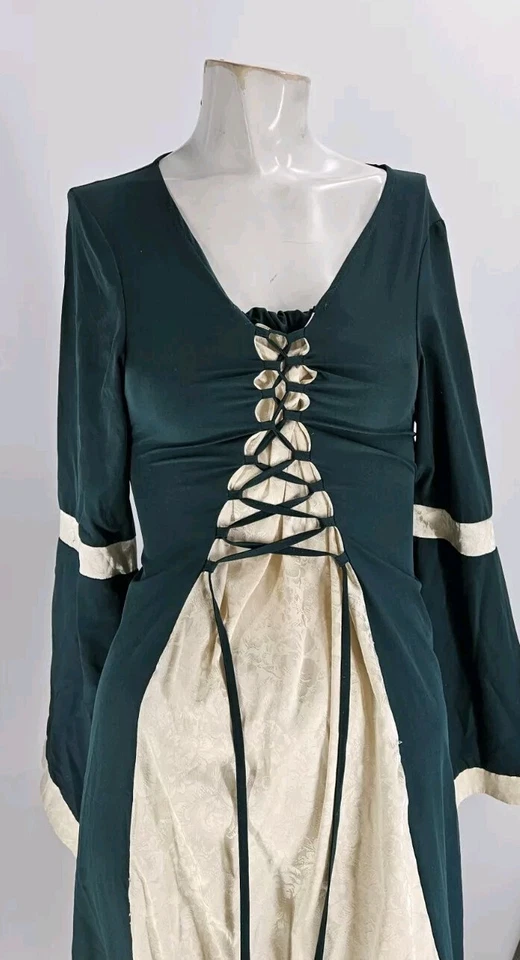 Vestido para mujer Scarlet Darkness corsé mediano manga campana medieval renacentista Foto 2 de 4