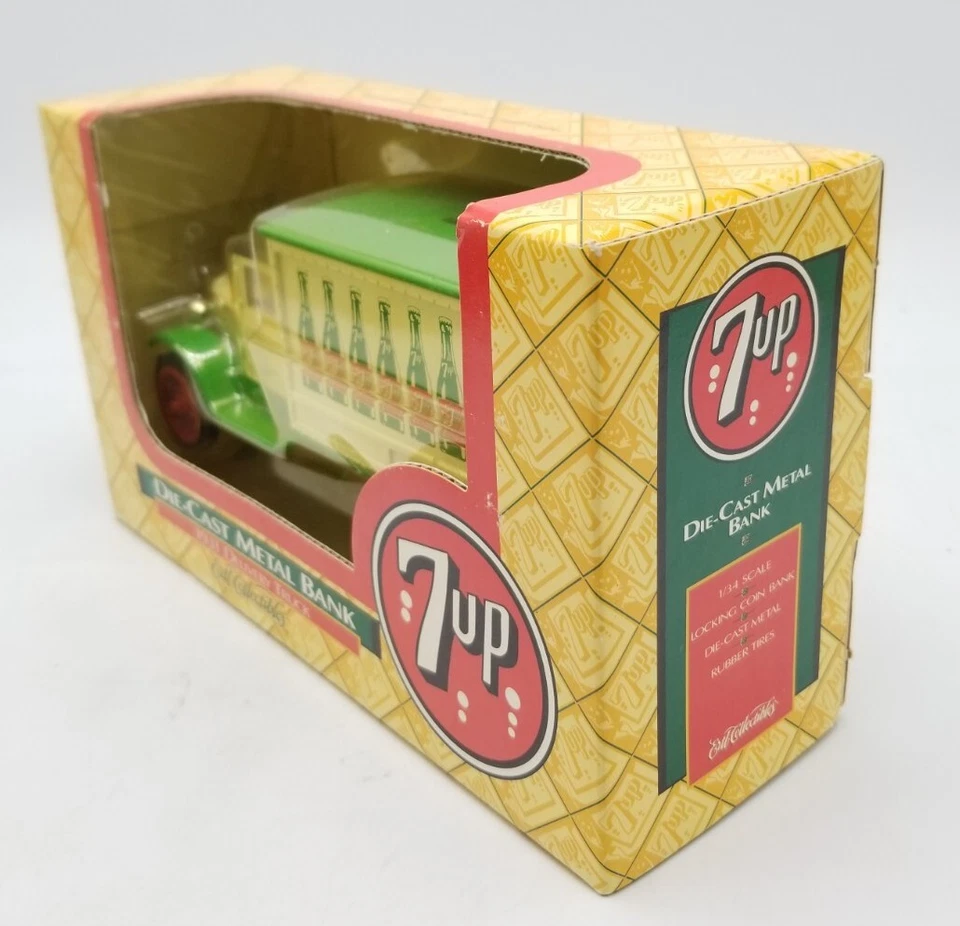 ERTL Collectibles 7-UP Die-Cast Metal Bank 1931 Delivery Truck 1/34 Scale Sealed - Image 4 of 4
