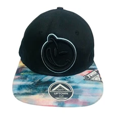Already Design Co. Yums Hat Black SnapBack Cap Multicolor Smiley Face