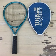 WILSON - Vtg Lady Prestige Light Blue Made In USA Racquetball Racquet Racket