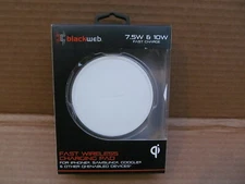 New Blackweb 7.5W & 10W Fast Wireless Charging Pad for iphone Samsung Google Qi
