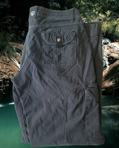 Kuhl Splash Roll Up Pants Hiking Black 