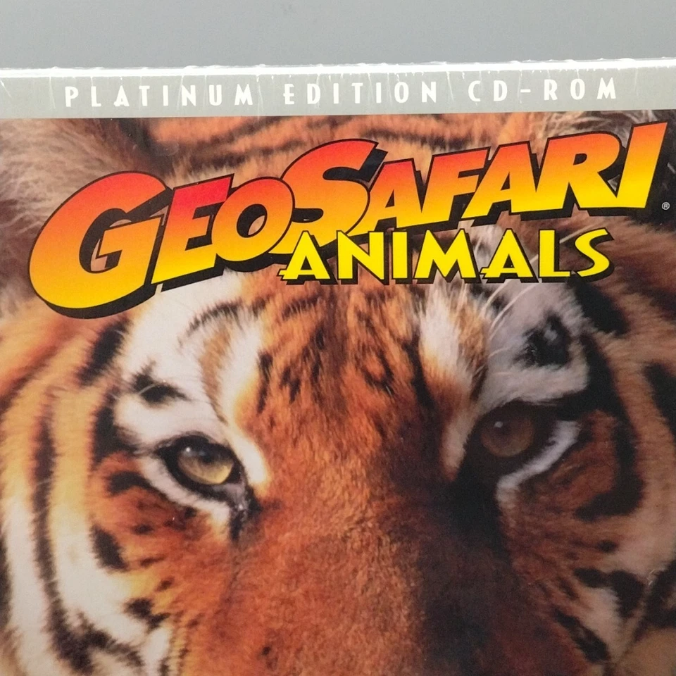 NEW GeoSafari Animals Platinum Edition Big Box CD-Rom 2000 Educational Insights - Image 4 of 4