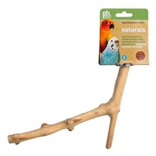 Prevue Naturals Y-Branch Perch - Coffea Wood 9"L x 1/2"-1"D - Small Birds 