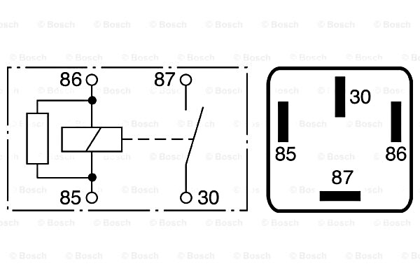 Реле bosch 0986332040