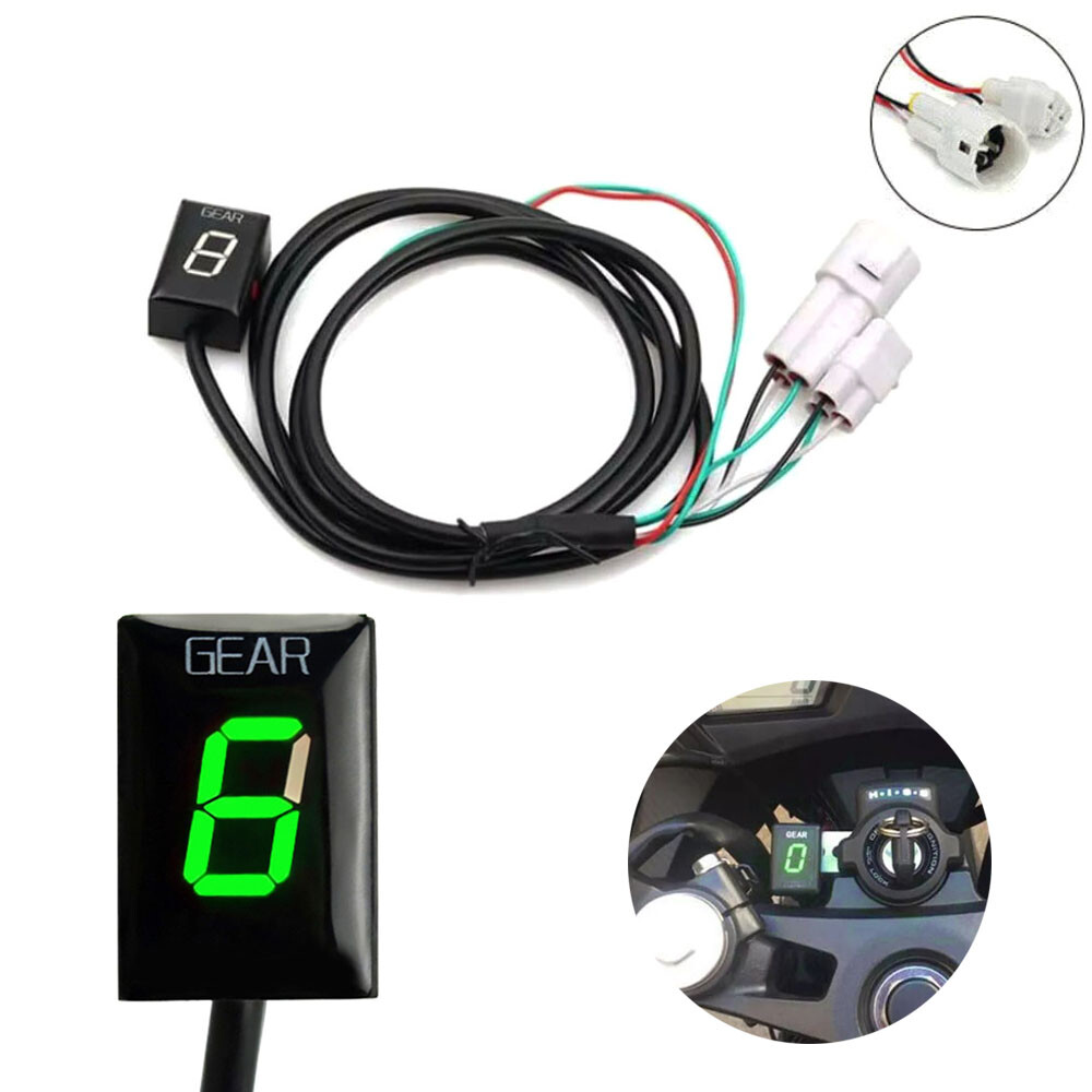 Green LED Motorcycle Gear Indicator Display for Yamaha Fz6 Fz1 YZF