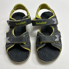 Timberland Adventure Seeker Sandals Sz 12 Big Kid 2-Strap Gray Green Water Shoes