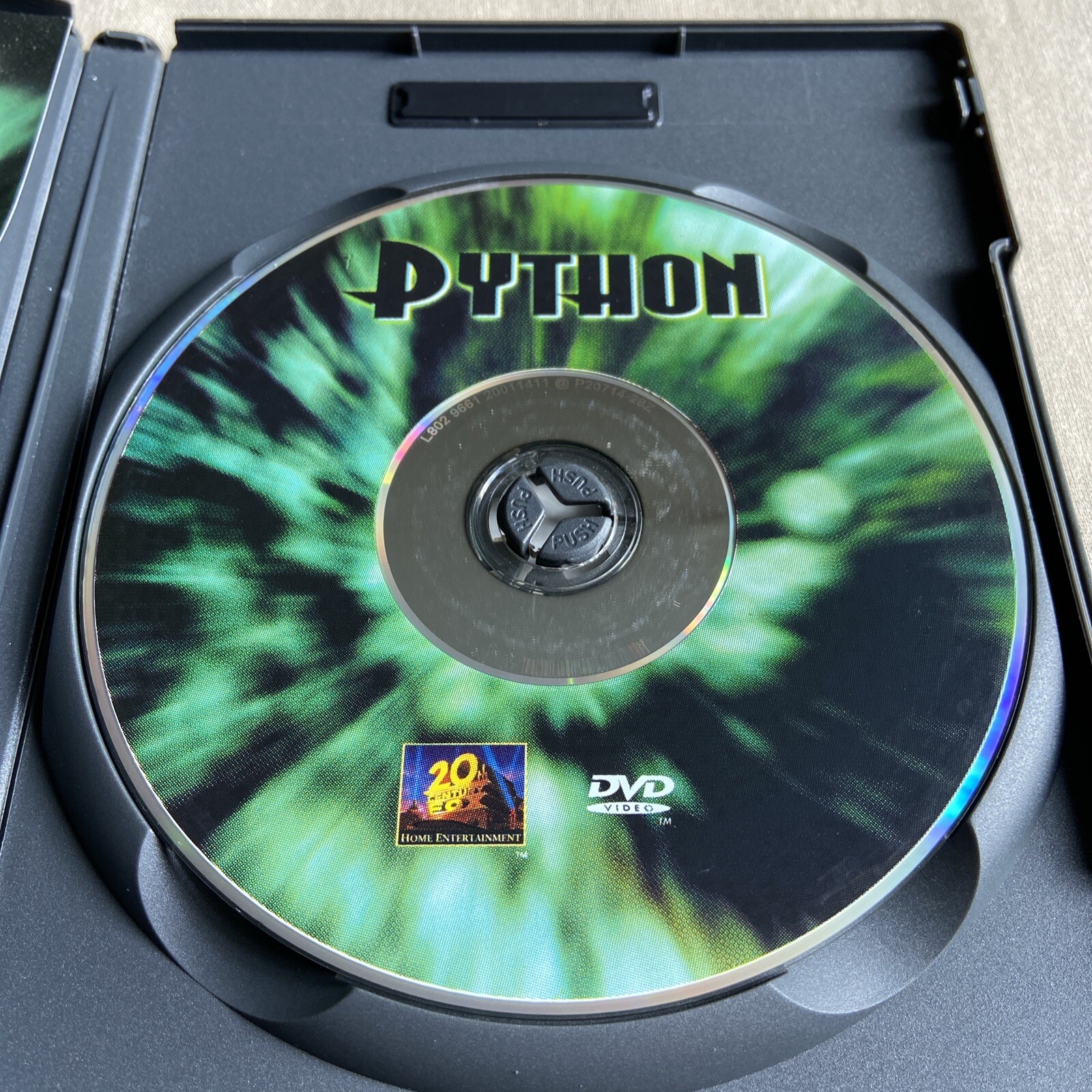Python (DVD 2000 Sensormatic W/ Insert Cult Snake Horror Casper Van ...