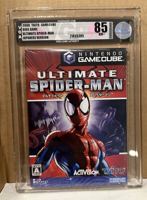 Very RARE JAPANESE ULTIMATE SPIDER-MAN GAMECUBE GC VGA Graded 85