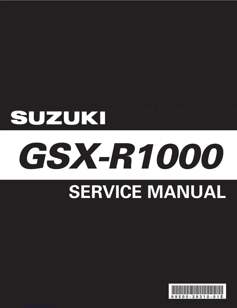 GSXR1000 Motorcycle Service & Repair Manuals for sale | eBay