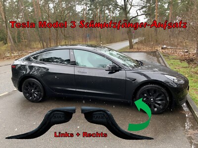  Tesla Model 3 Schmutzfänger Spalt Abdichtung Mud Flaps Spritzschutz