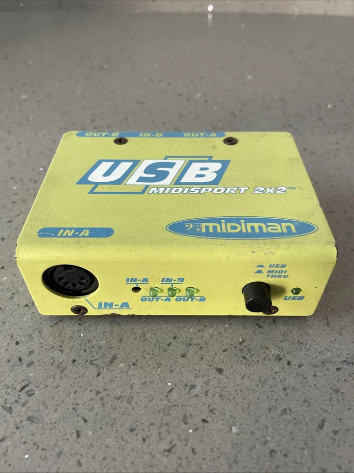 Midiman Midisport 2x2 USB MIDI Interface For Windows & Mac PARTS ONLY - Image 2 of 4