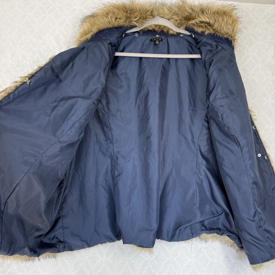 Chaleco de piel sintética Iman para mujer 3X marrón Mobwife Grunge Indie Hipster Penny Lane Y2K Foto 4 de 4