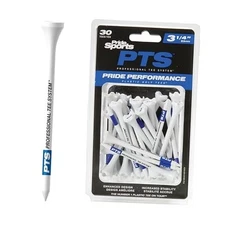  PTS Plastic Golf Tees | 3-1/4 Inch | #1 Plastic Tee on Tour | 3-1/4" 30 Count