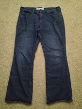 Levi Strauss Signature Women's Jeans Mid Rise Bootcut Size 12M Dark Blue