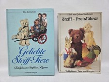 Steiff Book x2 Reference Koskinen  Gottschalk 1980s Prices Antique Bear Doll