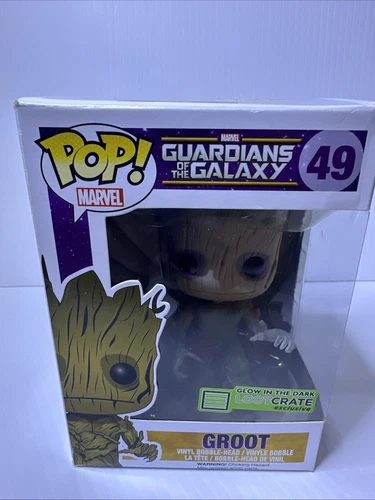 Funko Pop! Vinyl: Marvel - Groot - (Glow) - Loot Crate (Exclusive) #49