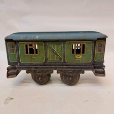 x-95940	Ersatzteil für Alter Blech Spur 0 Postwagen mit Gebrauchsspuren,