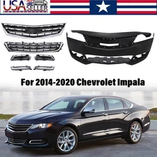 Front Bumper Cover Kit w/Light For 2014 2015 2016 2017-2020 Chevrolet Impala