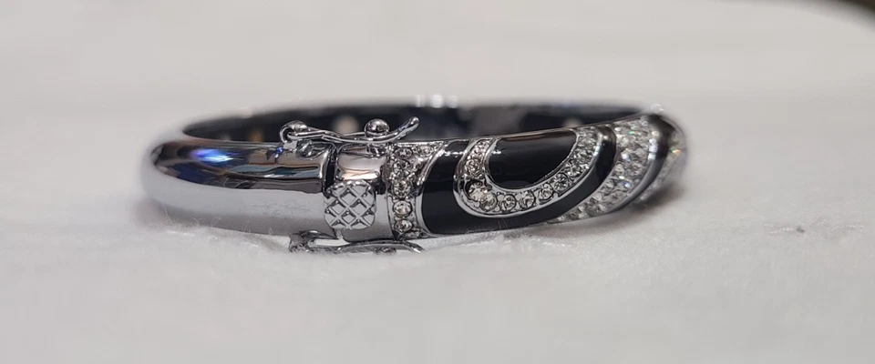 Nikken Bella Passione 24K Plated Magnetic Venezia Swirl Bangle Bracelet NWOT - Image 3 of 4