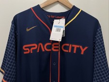 Houston Astros Space City Jersey Alex Bregman Nike Medium Replica Blue NWT MLB