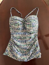 Profile by Gottex Women Swimsuit Twist Front Tankini Top 12 Padded Bra ruched