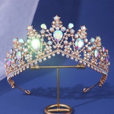 Księżniczka Tiara, AB Ślub Tiara, Korona konkursowa, Kryształowa treska ślubna