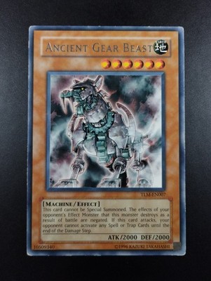 YUGIOH 2006 | ANCIENT GEAR BEAST | TLM-EN007 | RARE | EXCELLENT - VG (LP)