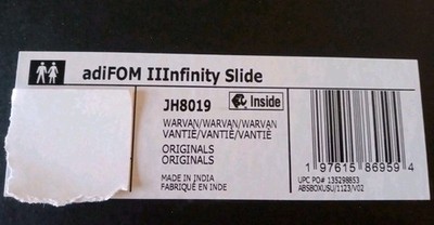 new no box adidas men Adifom IIInfinity Mule clog slide 13 US Mens