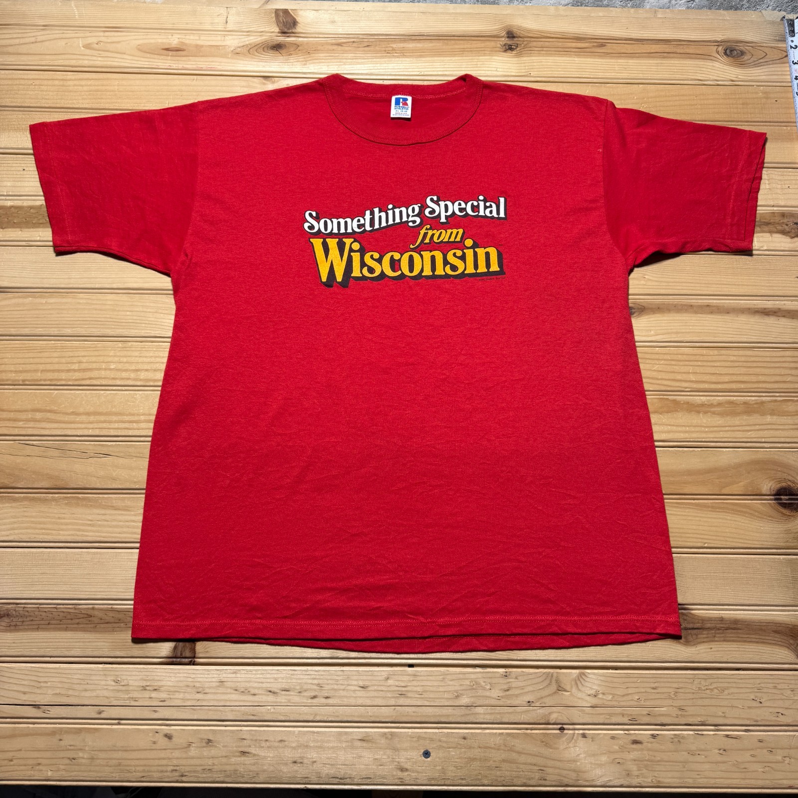 Vintage 80s Something Special from Wisconsin Single Stitch Souvenir Shirt USA XL
