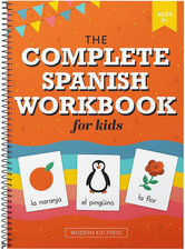 The Spanish Workbook for Kids: A Fun and Easy Beginner's Guide to Learning...
