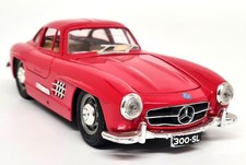 Burago 1/24 - Mercedes Benz 300SL 1954 Red Diecast Scale Model Car