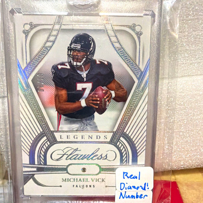 Panini 2024 Flawless Legends Michael Vick Atlanta Falcons #92 Diamond /10