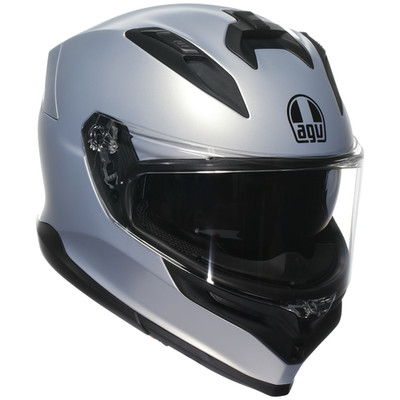 AGV K7 Mono Matt Prisma Silver Sport Touring Urban Motorrad Helm