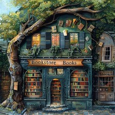 Book Store Diamond Painting Kits for Adults Diamond Art Kits for Beginner, D...
