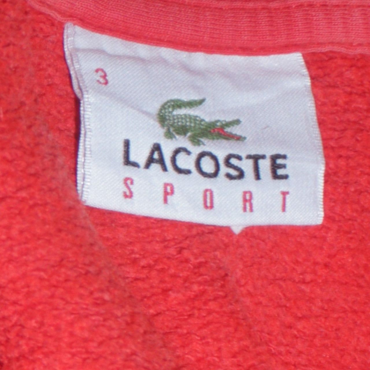 Lacoste Red Hoodie Mens Xs image 7